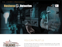 Tablet Screenshot of businessdetective.eu
